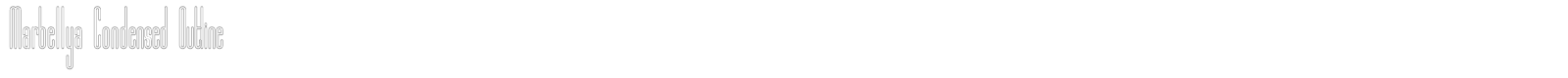 Marbellya font preview